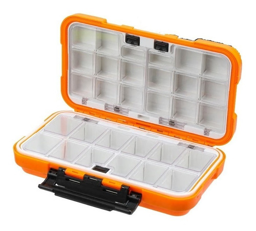 Caja Estanca Organizadora Moscas Y Señuelos 24 Div 16x9x5