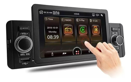 Radio Auto Pantalla 1 Din Tactil Mirror Link Auto Usb Hd