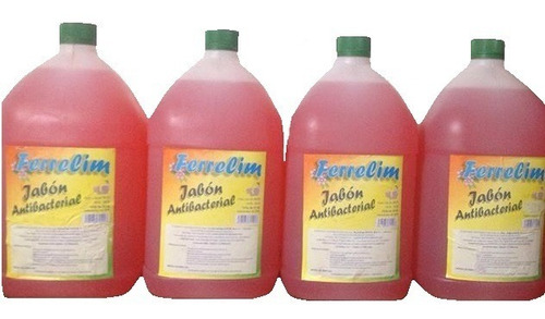 Galon De Jabon Liquido Antibacterial Para Manos 3.78 Lts Fer