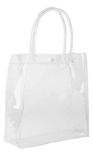 W 30 Clear Plastic Gift Bags With Handle, Clear Pvc Gift