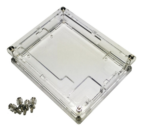 Caja Case Acrílico Transparente Armable Arduino Uno [ Max ]
