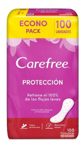 Carefree Protectores Con Perfume X100 Un