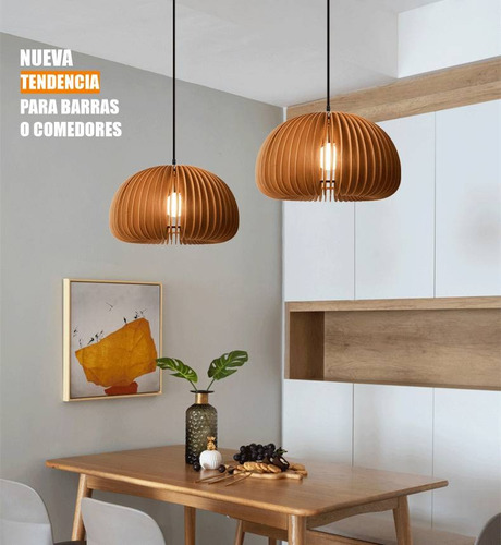 Lámpara De Techo Colgante Moderna Natural Organic 2