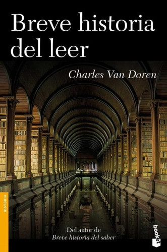 Imagen 1 de 1 de Libro Breve Historia Del Leer De Charles Van Doren, Original