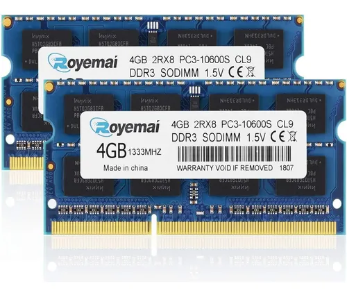 comprar Módulo Ram Ddr3 Sdram De 8 Gb (2 X 4 Gb) Pc3-10600 133 Mhz