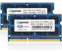 Comprar Módulo Ram Ddr3 Sdram De 8 Gb (2 X 4 Gb) Pc3-10600 133 Mhz