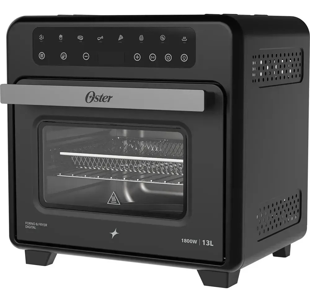 Forno Fryer Oster  13L 1800w Digital Pro 8 em 1 Tela Touch
