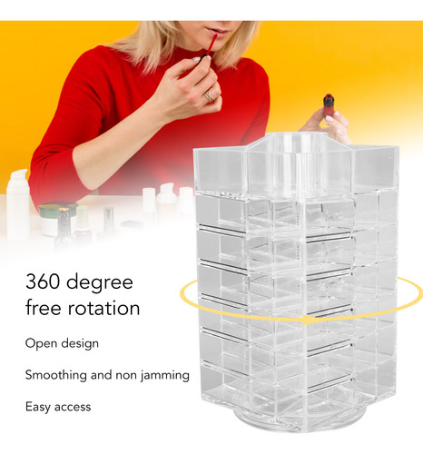 Organizador De Almacenamiento De Brillo Labial Cosmetic Lips