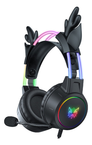 Para Fone De Ouvido Rgb Wired Gaming Com Cancelamento De
