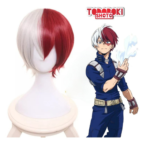 Peluca Shoto Todoroki Cosplay 