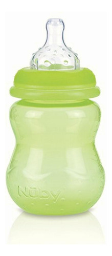 Nuby 1065-100 Biberón Antigoteo De Cuello Ancho, 8 Oz,