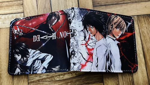 Set 3 Figuras De Death Note, Llavero De L Y Billetera (Usado)