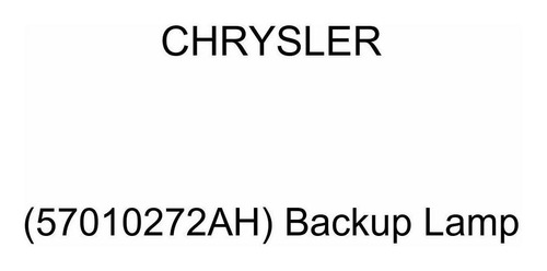 Genuine Chrysler (57010272ah) Lámpara De Copia De Seguridad
