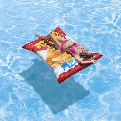 Flotador Colchoneta Inflable Papas Chips Intex Alberca