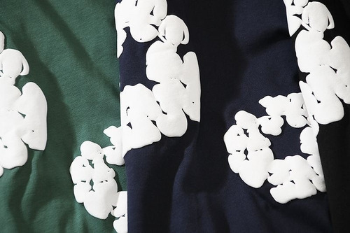 Playera D-tear, Estampado 3d Algodón,flores De Kapok