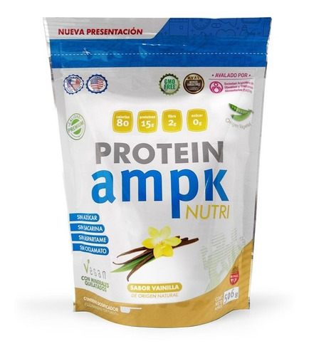 Ampk Protein Vegan X 560 Gr Polvo Origen Natural