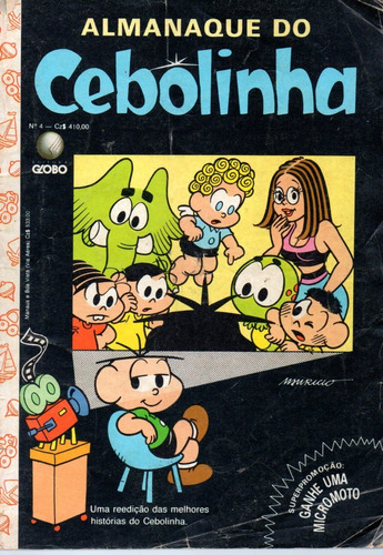 Almanaque Do Cebolinha 4 - Globo 04 - Bonellihq Cx80 E21