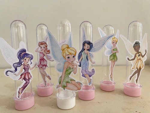 50 Tags Tubete Para Doces Tinker Bell Sininho
