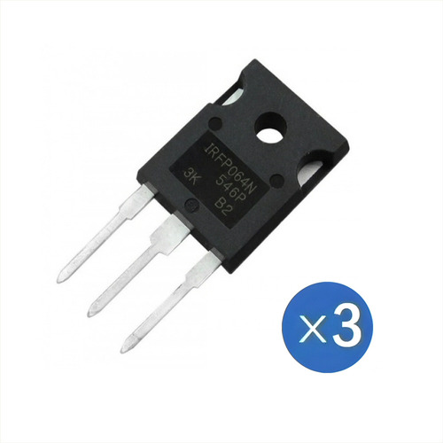 Pack 3 X Transistor Mosfet Irfp064n Irfp064 70a 150w To-247