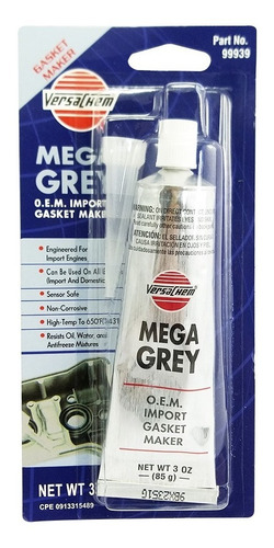 Silicon Gris Mega Grey Versachem Alta Temperatura