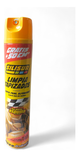 Espuma Limpia Tapizado En Aerosol Silisur 410g Multiuso