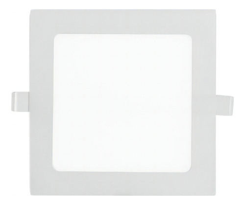 Panel Led Embutir Macroled Pec12 12w Cuadrado Blanco