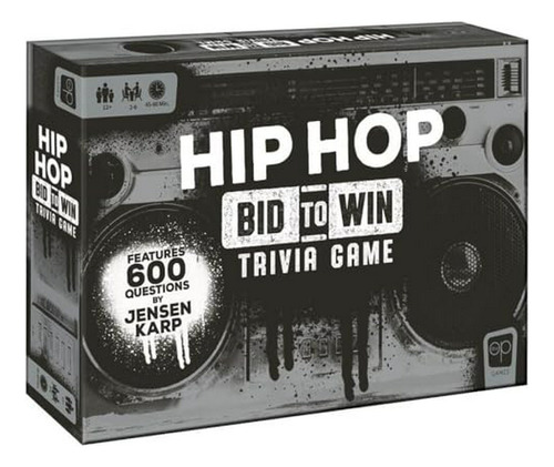 Usaopoly Hip Hop Apuesta Para Ganar El Juego De Preguntas Y 