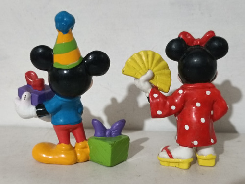 Figuras Mickey Mouse Aplause Y Minnie Vintage (Usado)