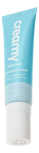 Creamy Skincare Sérum Hidratante 30ml | Textura Leve, Oil-Free, Hidratação Profunda, Rápida Absorção | Uso Diurno e Noturno, Todos os Tipos de Pele, inclusive Oleosas