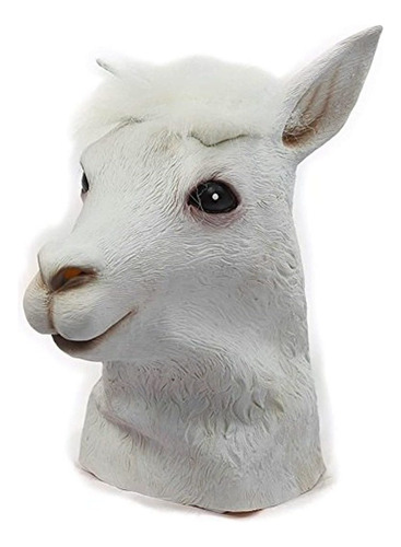 Máscara De Látex Natural Para Cabeza Gmasking, Alpaca