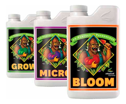 Micro+grow+bloom | 1 Lt. C/u | Advanced Nutrients