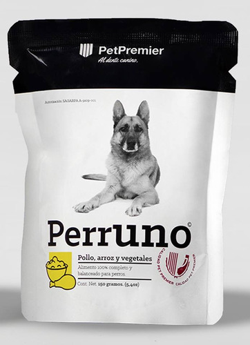Alimento Húmedo Para Perro Perruno Caja Con12 Sobres Petguru