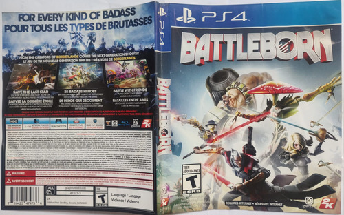 Solo Portada Original Battleborn Playstation 4 