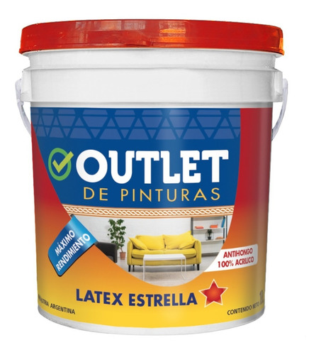 Pintura Latex Interior Estrella 10 Litros