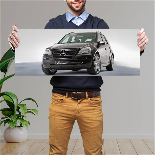 Cuadro 30x80cm Auto 2008 Mercedes Benz M Class B 608