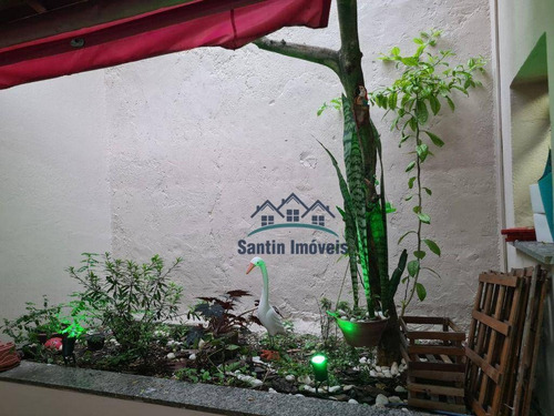 Imagem 9 de 30 de Sobrado Com 3 Quartos, (01 Suíte) Espaço Gourmet, Mobiliado, 02 Vagas Cobertas À Venda, 150 M² - Jardim Teles De Menezes - Santo André - So0404