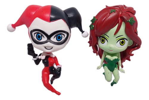 Figura Harley Quinn Poison Ivy Set X2 Super Hero Girls