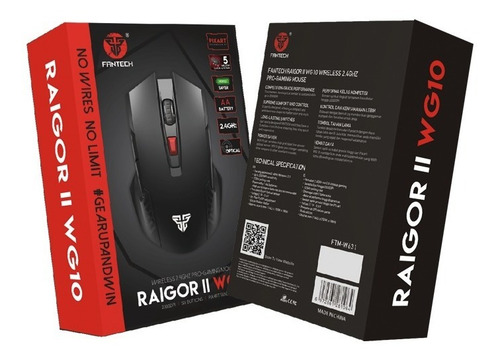 Imagen 5 de 5 de Mouse Inalambrico Gamer Raigor Ii Wg10 Fantech