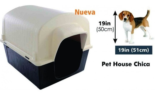 Casa Para Perro Chica De Plastico + Colchon Lavable 