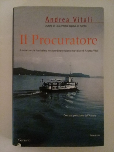 Andrea Vitali: Il Procutarore, En Italiano (Usado)