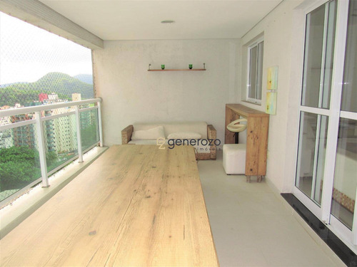 Imagem 9 de 18 de Apartamento À Venda Na Praia Das Astúrias, Prédio Novo, 03 Dormitórios, Sacada Gourmet E Lazer - Ap0435