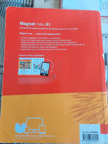 Magnet Neu A1 Deutch Für Jungle Lernende Kursbuch Mit Cd (Usado)