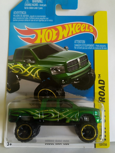 Hot Wheels Dodge Ram 1500 Verde 133/250