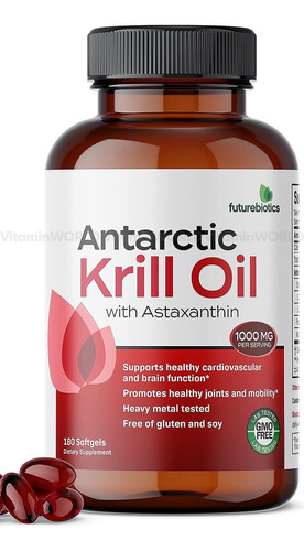 Futurebiotics Aceite Krill Antartico 1000 Mg 180sg Oil Krill