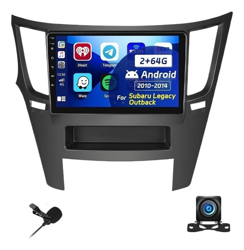 Estereo Subaru Outback Legacy 2010-2014 Android Carplay Gps