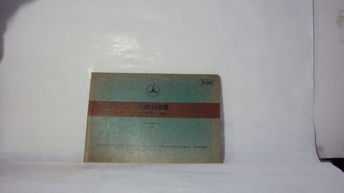 Libro Manual Mercedes Benz Unimog Type 403/406 1967