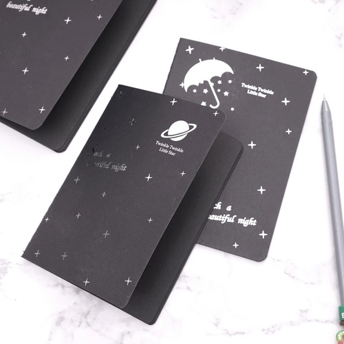 Imagen 7 de 7 de Pack Lapices Gel Pastel Neon + Libreta Negra