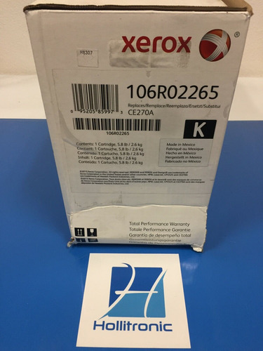 Xerox 106r02265 Black Toner Replacement Cartridge For Lase