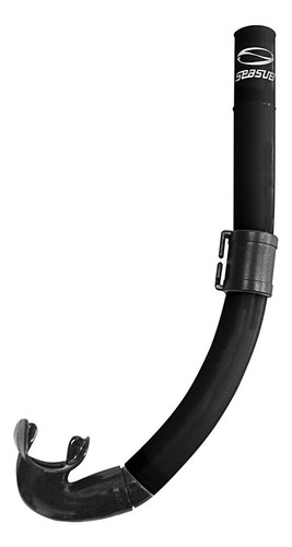 Respirador Snorkel De Mergulho Seasub Dua Cor Preto