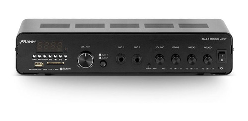 Receiver Amplificador Som Ambiente Frahm Slim 3000 Usb-sd-fm